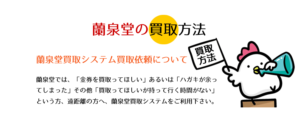 蘭泉堂の買取方法